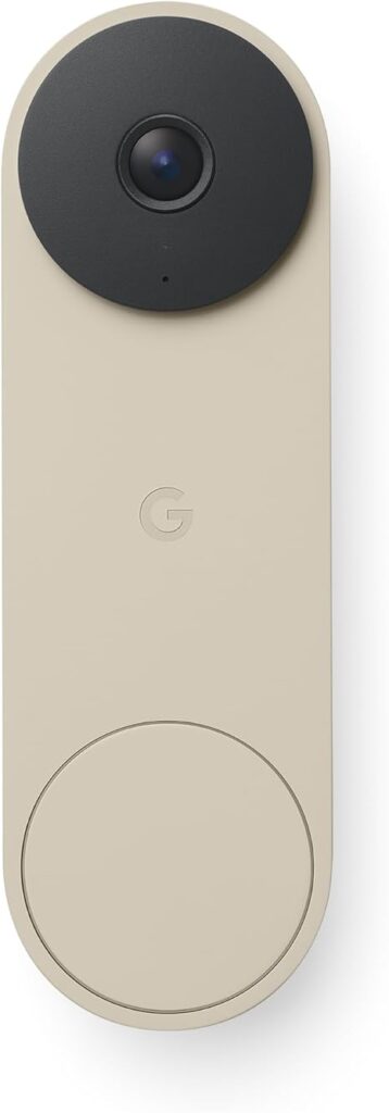 Google Nest Doorbell (Wired, 3rd Gen) - 2K Video and Gemini, Live View,