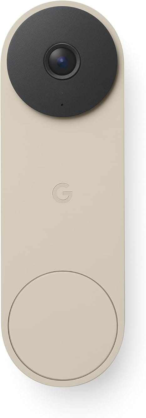 Google Nest Doorbell (Wired, 3rd Gen) - 2K Video and Gemini, Live View,